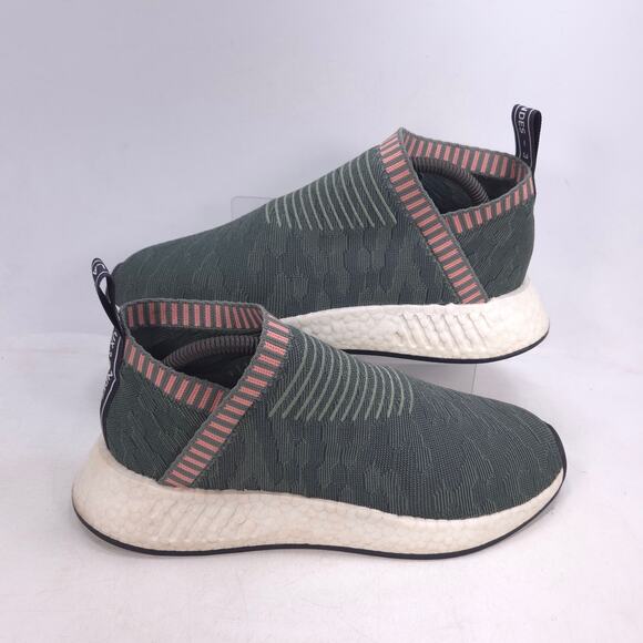 Adidas NMD CS2 Athletic Slip On Training Shoe Womens Size 9 BY8781 Gray White - Picture 6 of 10